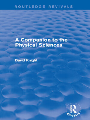 cover image of A Companion to the Physical Sciences